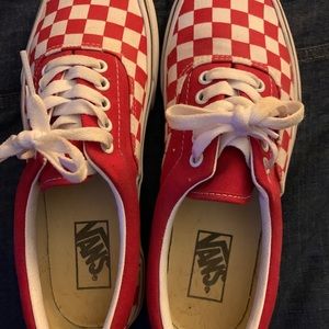 Vans Red Checkered